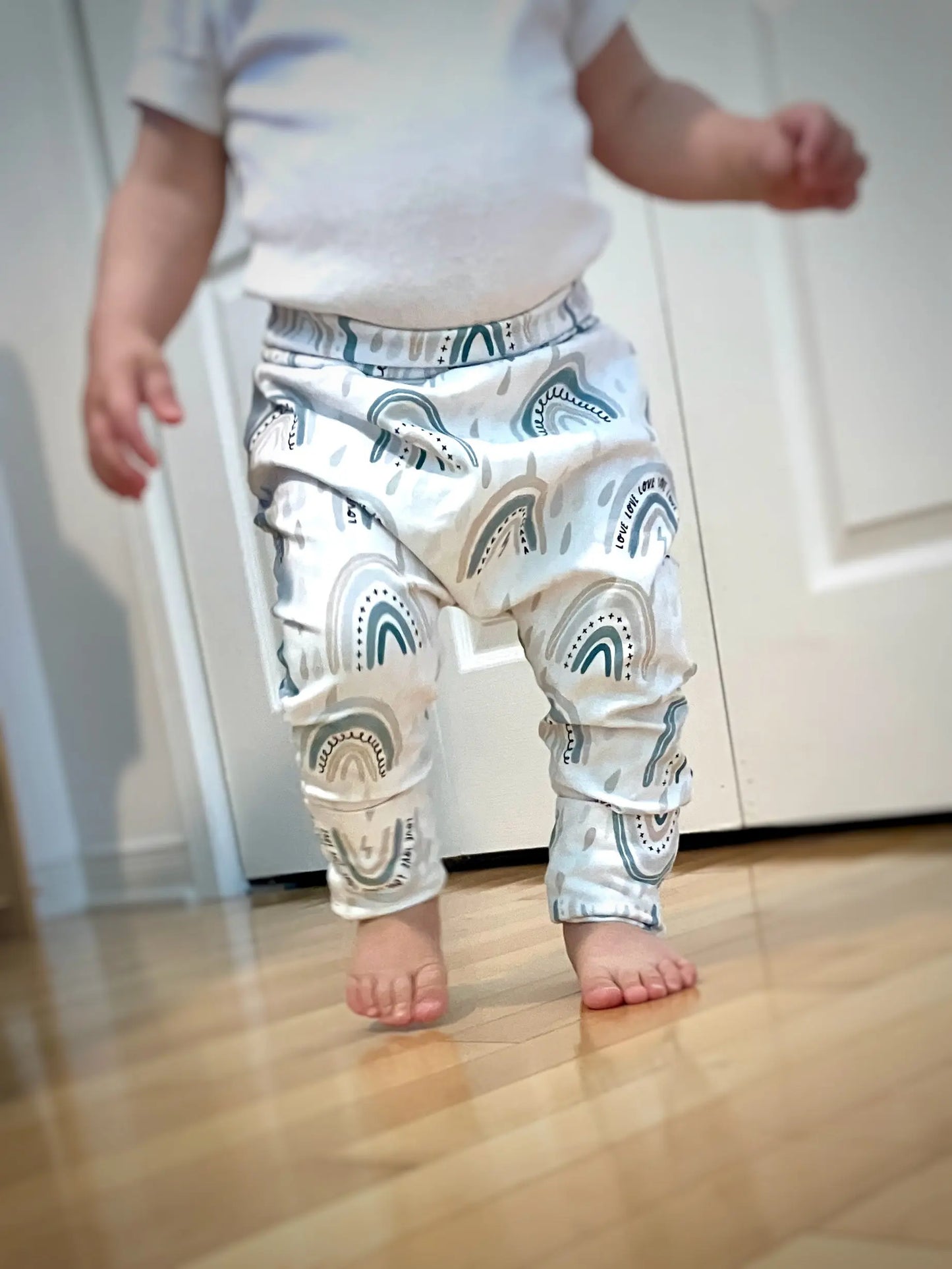 Pantalons évolutifs - Devant - Bébé bonheur