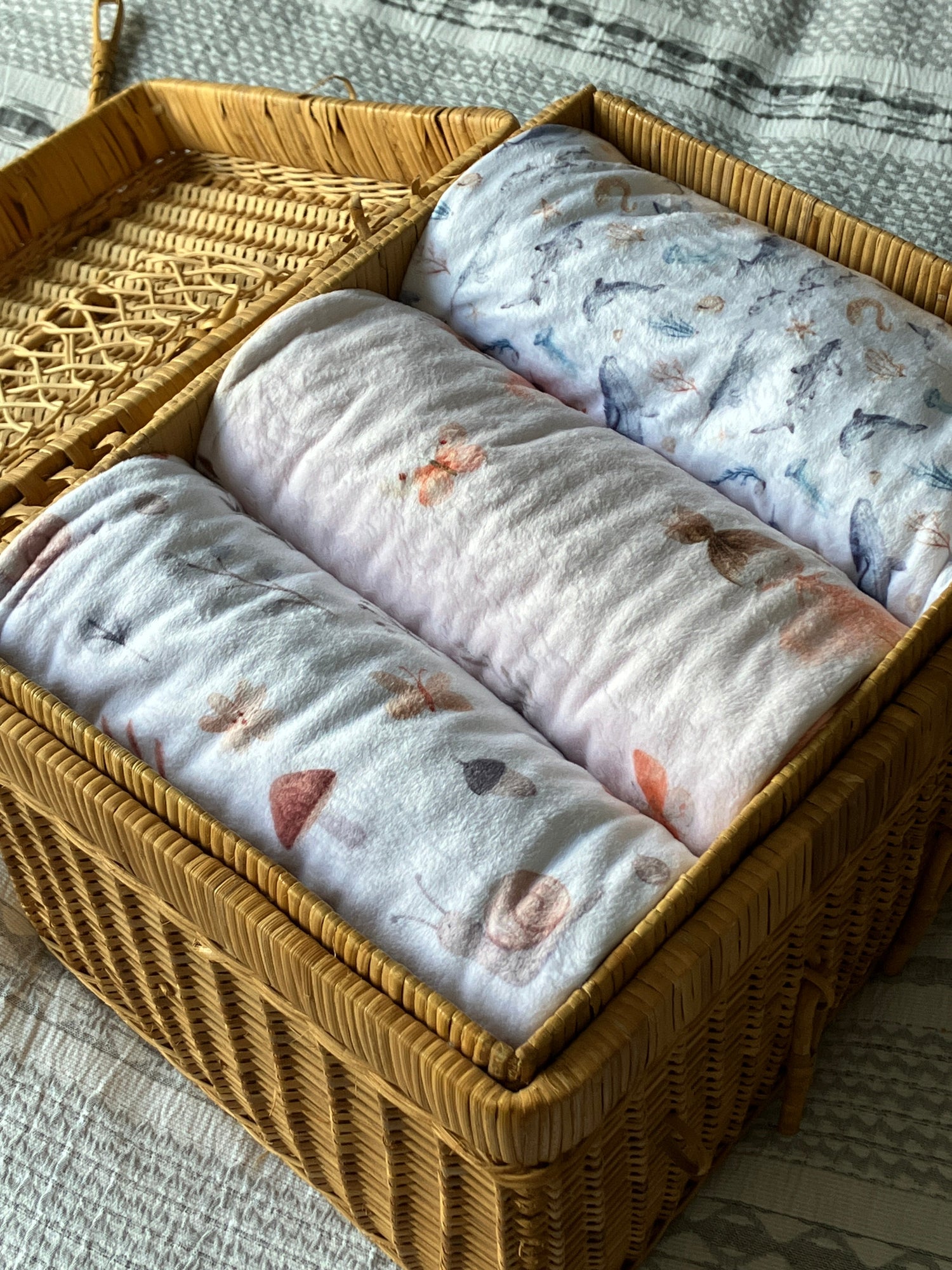 Couvertures douces en minky