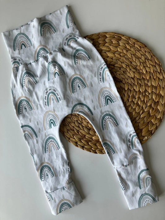 Pantalons évolutifs - Arc-en-ciel bleu - Bébé bonheur