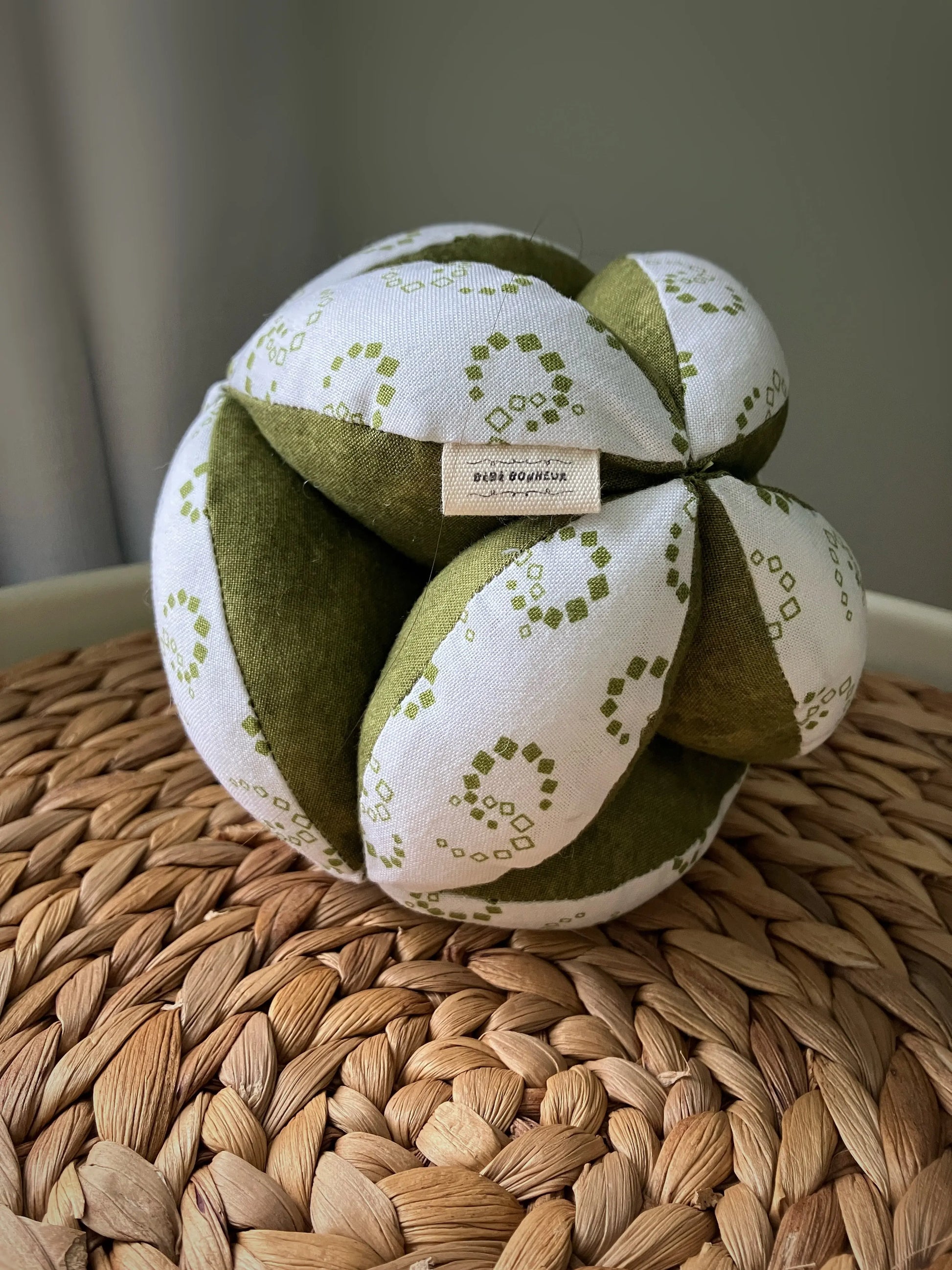 Balle de préhension - Verte - Bébé bonheur